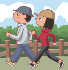 運動不足を解消する